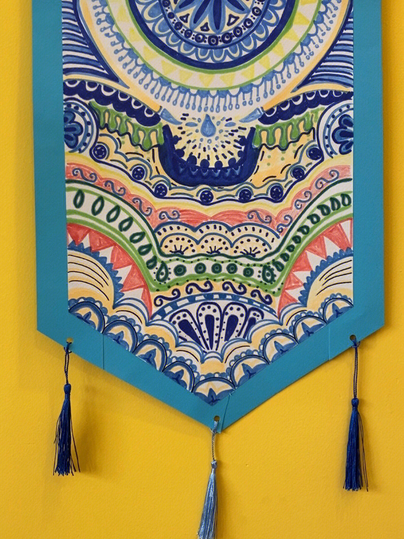 波西米亚风挂毯 创意美术图案设计的艺术之旅