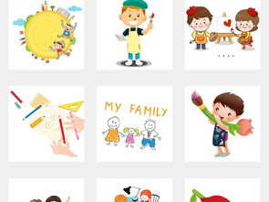 卡通儿童画 从素材到设计，一站式美术图案服务指南