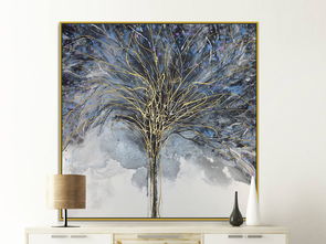 手绘金色线条花瓣 东方美学的现代演绎