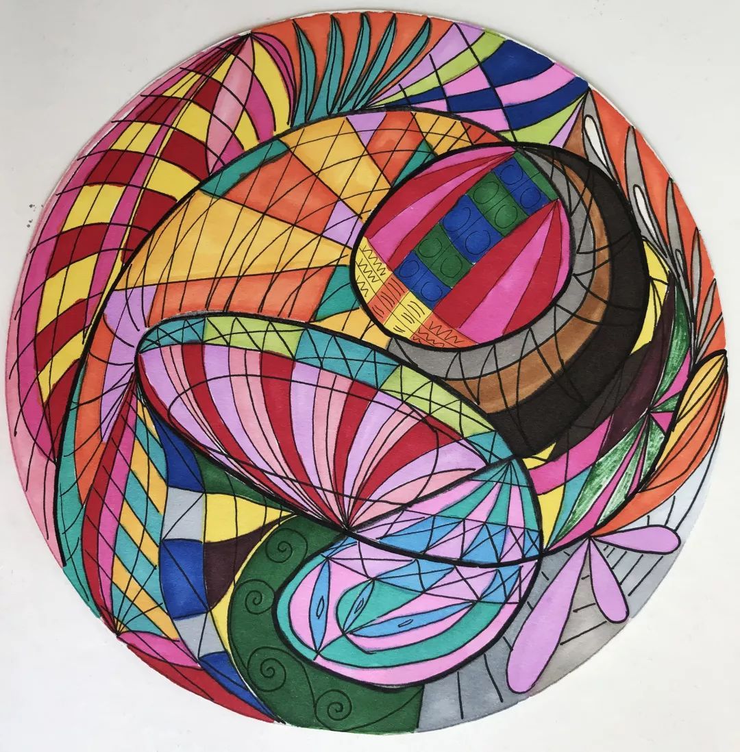 线的艺术 进修实验学校初一年级美术作品展 · 图案设计服务侧记